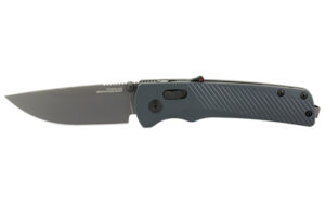 SOG Flash AT folding knife Urban Grey with D2 drop point blade and GRN handle