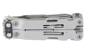 SOG PowerAccess Deluxe 21-tool multi-tool in stonewash stainless with nylon sheath and hex bit kit