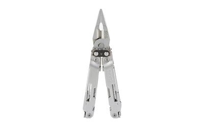 SOG PowerAccess Deluxe 21-tool multi-tool in stonewash stainless with nylon sheath and hex bit kit