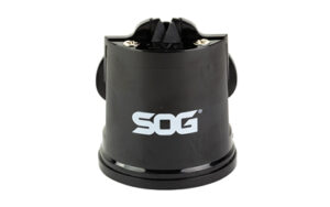 SOG Countertop Sharpener in black with suction base