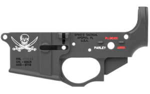 Spikes Tactical Calico Jack stripped lower receiver 7075-T6 black anodized color fill