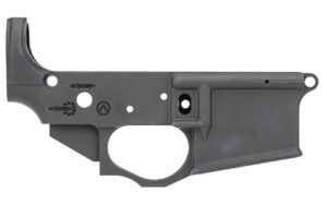 Spikes Tactical Spartan stripped lower receiver 7075-T6 aluminum black hardcoat anodized