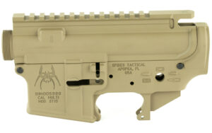 Spikes Tactical stripped upper and lower receiver set in Flat Dark Earth (FDE)