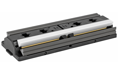 Spyderco Tri-Angle Sharpmaker 204MF medium/fine 7-inch ceramic stones with black synthetic handle and polymer base