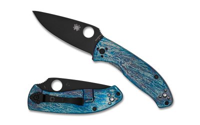 Spyderco Tenacious Ti Disarray D2 — 3.35-inch