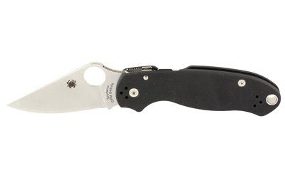 Spyderco Para 3 Satin 2.95-inch clip-point blade with black G-10 handle