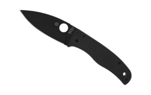 Spyderco Bodacious Black G-10 folding knife with CPM-S30V DLC blade and black hardware