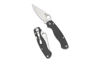 Spyderco Para Military 2 Maxamet dark gray textured G-10 folding knife
