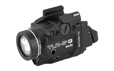 Streamlight TLR-8 G Sub weapon light with green laser for Sig Sauer P365