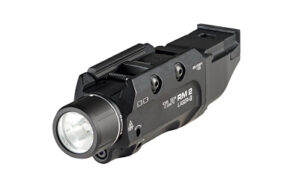 Streamlight TLR RM 2 Laser-G rail-mounted LED light with integrated green laser, black finish