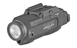 Streamlight TLR-10 Flex 1000-lumen weapon light with integrated red laser, black anodized finish