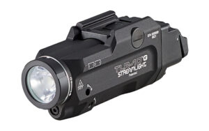Streamlight TLR-10 G Flex 1000-lumen weapon light with integrated green laser, black anodized