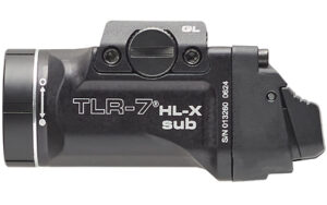 Streamlight TLR-7 HL-X Sub USB weapon light, 1000 lumens, fits Glock 43X/48 MOS, black