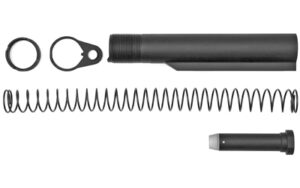 San Tan Tactical SANTAN AR15 ENHNCD buffer kit matte black buffer tube assembly