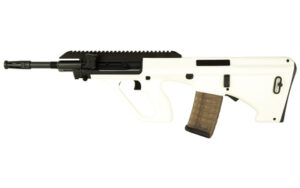 Steyr AUG A3 M2 5.56 NATO 16-inch white synthetic bullpup rifle