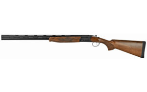 Stevens 555 .410 over/under shotgun with walnut stock and blued receiver