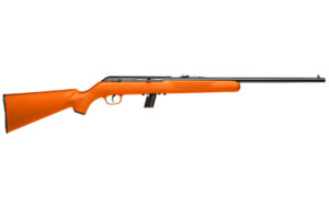 Savage 64F .22 LR rifle orange synthetic stock 10-round magazine