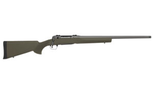 Savage 110 Trail Hunter .300 Win Mag 24-inch bolt-action rifle with OD Green Hogue overmolded stock
