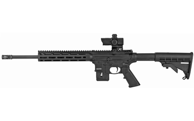 Smith & Wesson M&P15-22 Sport .22 LR rifle with MP-100 red/green dot optic, 16.5 in barrel