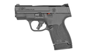 Smith & Wesson M&P Shield Plus 9mm 3.1 inch pistol, matte black polymer frame, white-dot sights