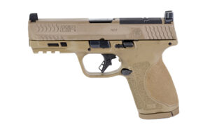 Smith & Wesson M&P M2.0 Compact 9mm pistol in Flat Dark Earth with optics-ready slide
