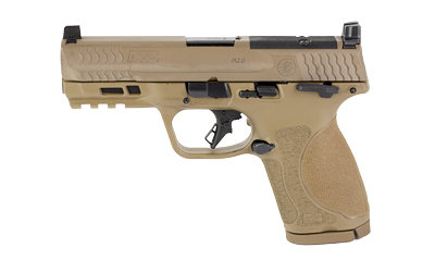 Smith & Wesson M&P9 M2.0 Compact 9mm 4-inch pistol, optics-ready, flat-face trigger