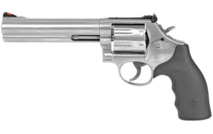 Smith & Wesson Model 686 Plus .357 Magnum 6-inch revolver in satin stainless with 7-round cylinder