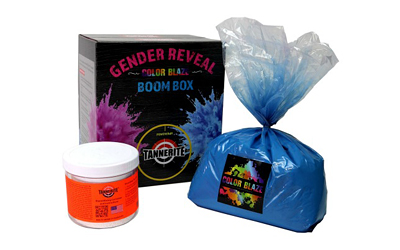Tannerite GRK Gender Reveal Kit 1 lb target with blue colored powder