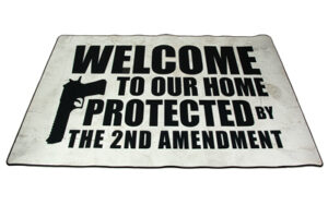 TekMat 2nd Amendment door mat, 25x42 inches, black