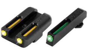 TruGlo TFO Brite-Site sights for Glock 42/43 green front yellow rear