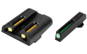 Truglo TFO Tritium Fiber-Optic Day/Night Sights Glock Low Green Front Yellow Rear