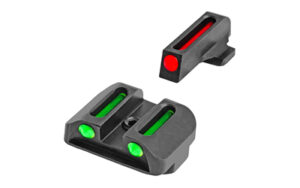 TRUGLO Brite-Site fiber optic front and rear sights red front green rear for Springfield Armory XD