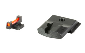 TruGlo Fiber-Optic Pro red front and black rear sight set for Smith & Wesson M&P