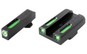 TRUGLO Brite‑Site TFX tritium and fiber-optic handgun sights for Glock 42/43