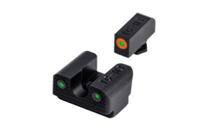 TRUGLO Tritium Pro night sights for Glock 42/43/43X/48, orange front green rear