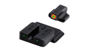 TRUGLO Tritium Pro night sight set for S&W M&P, orange front with green tritium rear