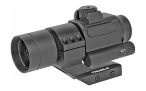 TruGlo Ignite 30mm 2 MOA green dot sight in black with cantilever Picatinny mount