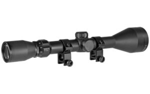 TruGlo Buckline 3-9x50 BDC rifle scope in black matte with rings