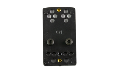 TRUGLO TG8950G1 pistol red dot sled mount for Glock, Nitride FORTRESS finish