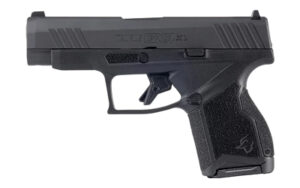 Taurus GX4 XL 9mm 3.7-inch micro-compact pistol, black finish, right-side view
