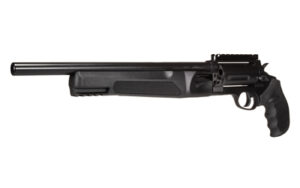 Taurus Judge Judge Home Defender .45 Colt/.410 13-inch revolver with black rubber grip and Picatinny rails