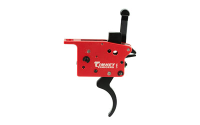Timney Featherweight Deluxe adjustable drop-in trigger for Mosin-Nagant rifles, black/red finish
