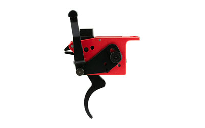 Timney Featherweight Deluxe adjustable drop-in trigger for Mosin-Nagant rifles, black/red finish