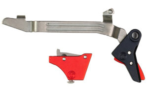 Timney Alpha red competition trigger for Glock Gen3/4 large frame with 3 lb pull