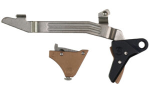 Timney Alpha bronze straight trigger for Glock Gen5 with 3 lb pull