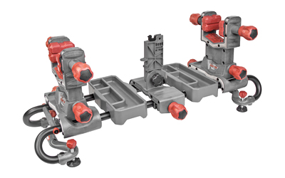 Tipton Ultra Gun Vise gray and red modular vise for rifles pistols shotguns