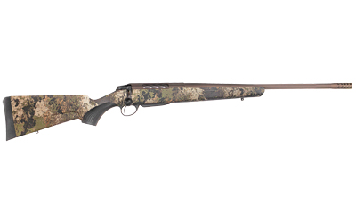 Tikka T3x Lite Veil Wideland .300 Win Mag rifle with 24.3 inch fluted threaded barrel and camo stock