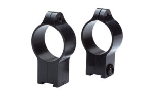Talley 1-inch rimfire scope rings for CZ 11mm dovetail, black steel