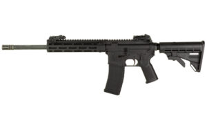 Tippmann M4-22 PRO 16-inch .22 LR semi-auto rifle in black with collapsible stock