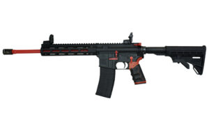 Tippmann Arms M4-22 RedLine 16-inch .22 LR red fluted barrel, red and black finish